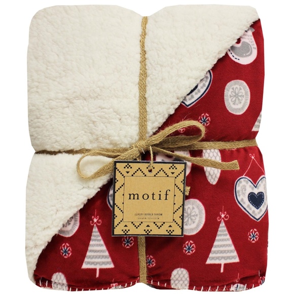 Motif Bedding Christmas Tree Sherpa Throw Poshmark